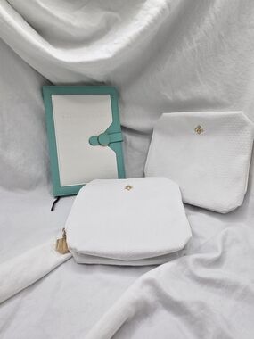 Tiffany Notebook & 2x Guerlain Makeup Pouch Bundle Set